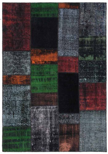 Tapis patchwork vintage 