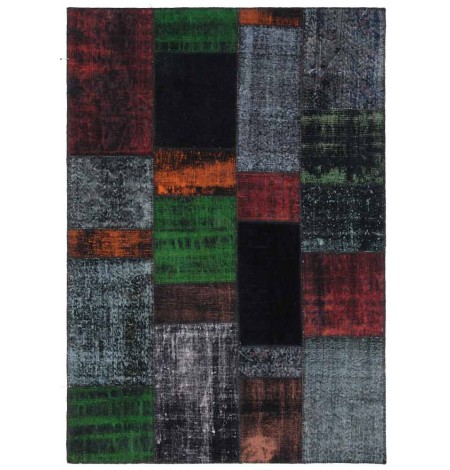 Tapis patchwork vintage 